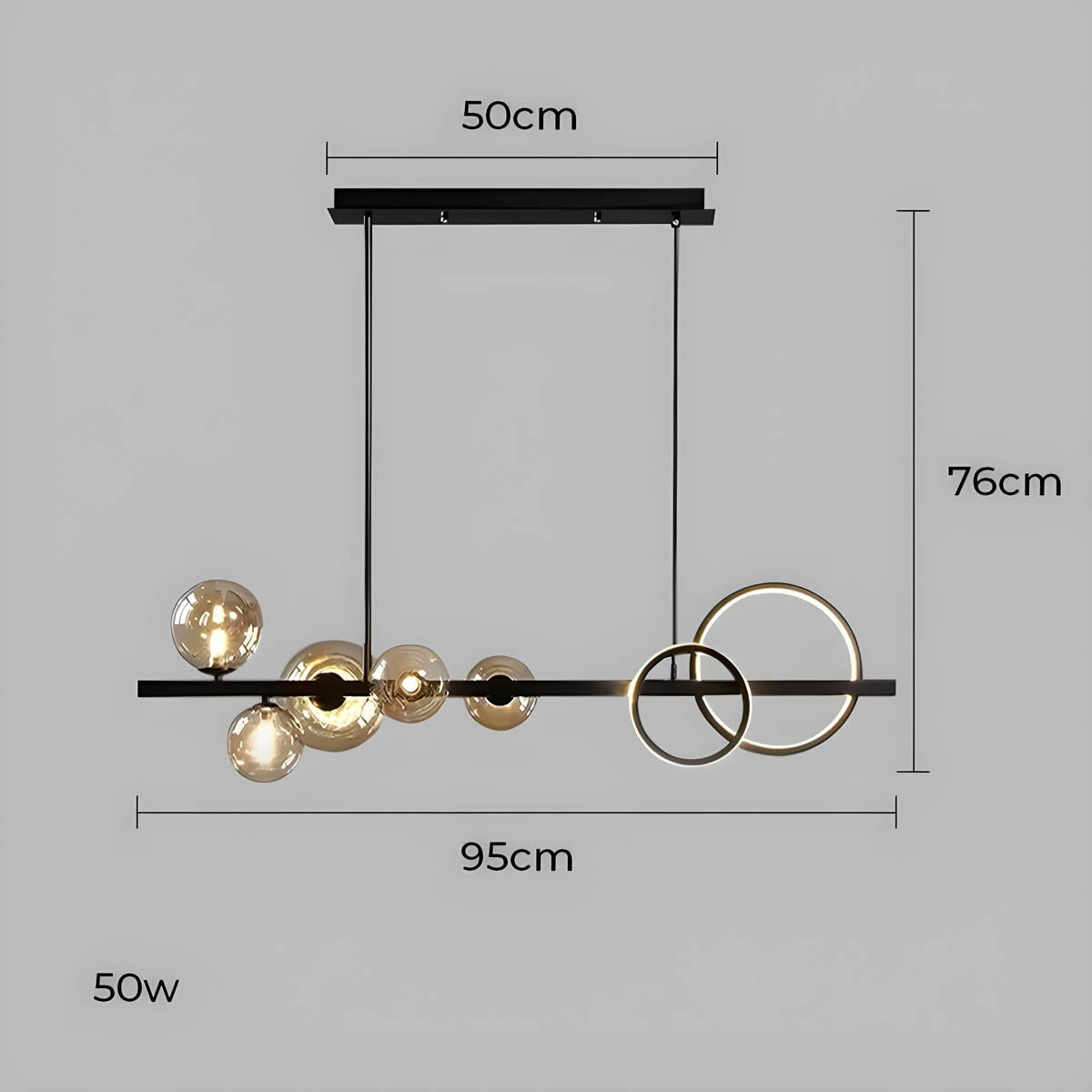 Modern Linear LED Pendant Light
