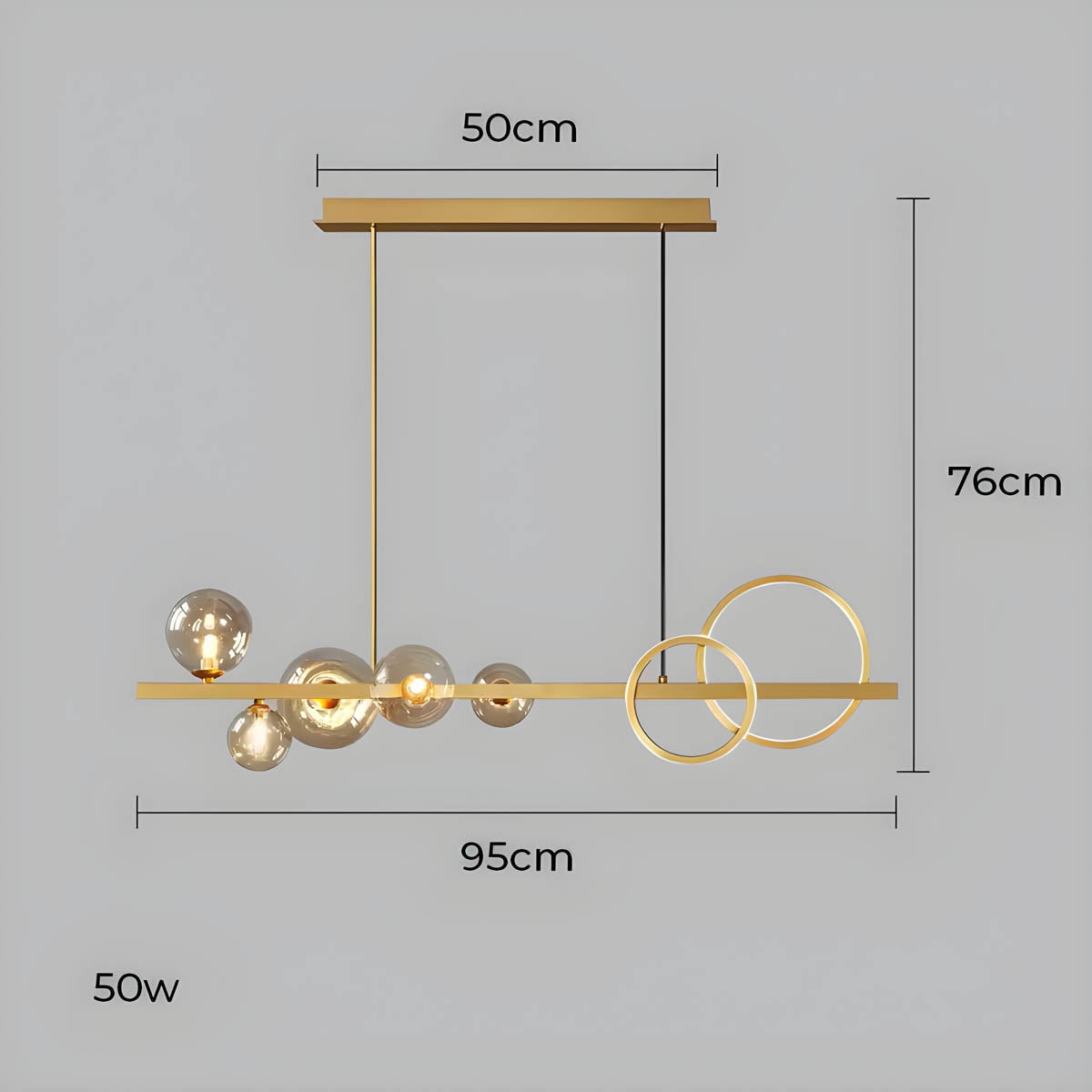 Modern Linear LED Pendant Light