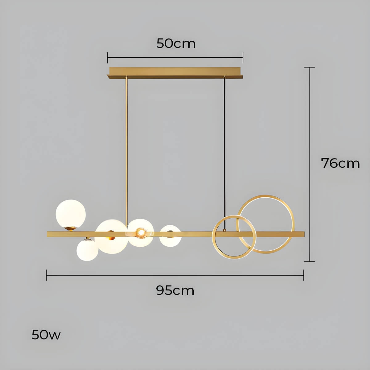 Modern Linear LED Pendant Light
