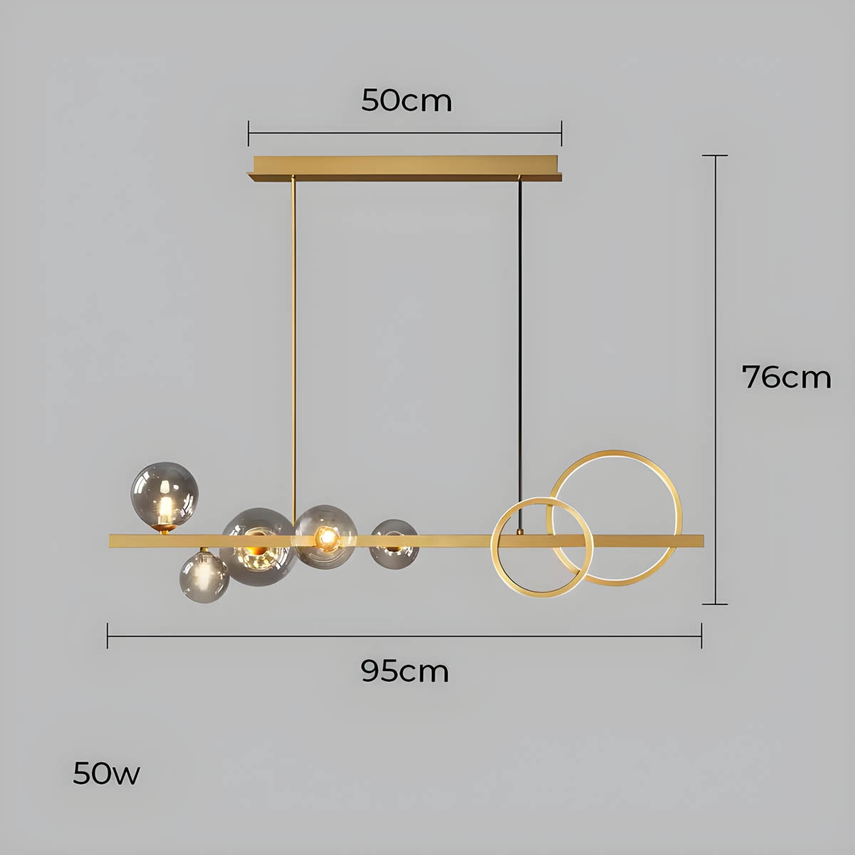 Modern Linear LED Pendant Light