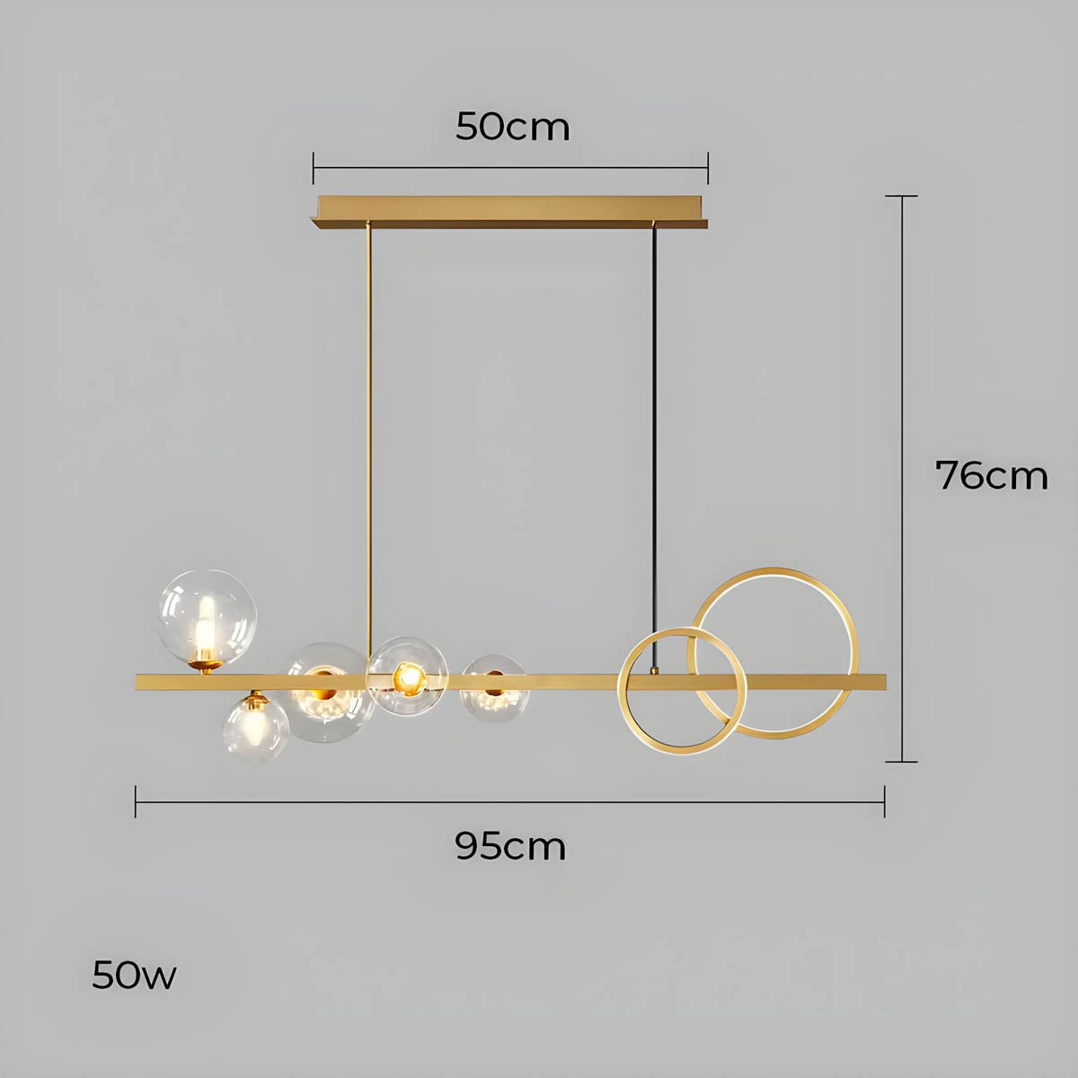 Modern Linear LED Pendant Light