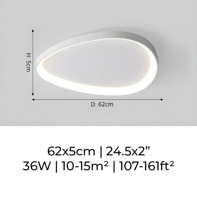 Modern LED Ceiling Light Minimalist Flush Mount Lighting Fixture