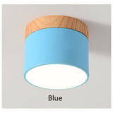 Modern Nordic Ceiling Light LED Wooden