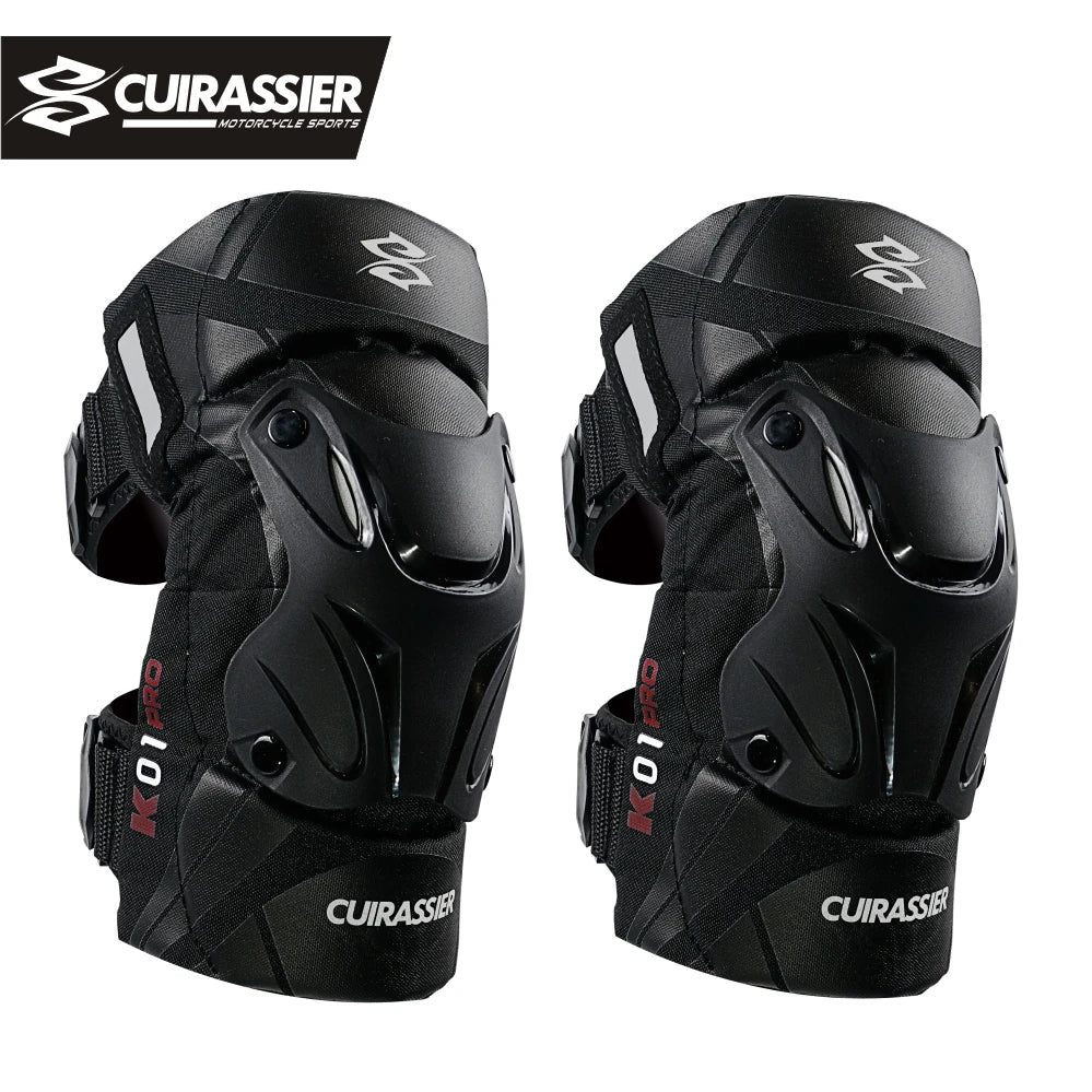Motorcycle Knee Guards With Reflective Design, Eva Foam, Pp Shell 1005006861716722-K01-3-Polar blue
