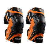 Motorcycle Knee Guards With Reflective Design, Eva Foam, Pp Shell 1005006861716722-K01-3-Polar blue