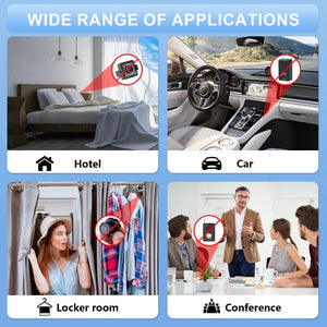 Multifunctional Hidden Camera Detector With Adjustable Sensitivity And Led Lights 1005009655686840-Black