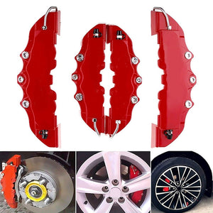 Car Brake Caliper Cover Red Brake  4 Pcs Universal Sets