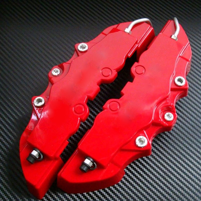 Car Brake Caliper Cover Red Brake  4 Pcs Universal Sets