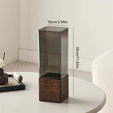 Nordic Acrylic Vase With Base For Table Centerpieces And Decor 1005010510011759-12x30cm