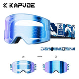 Otg Magnetic Double Lens Ski Goggles Uv400 Anti Fog Eyewear 1005008041853700-05