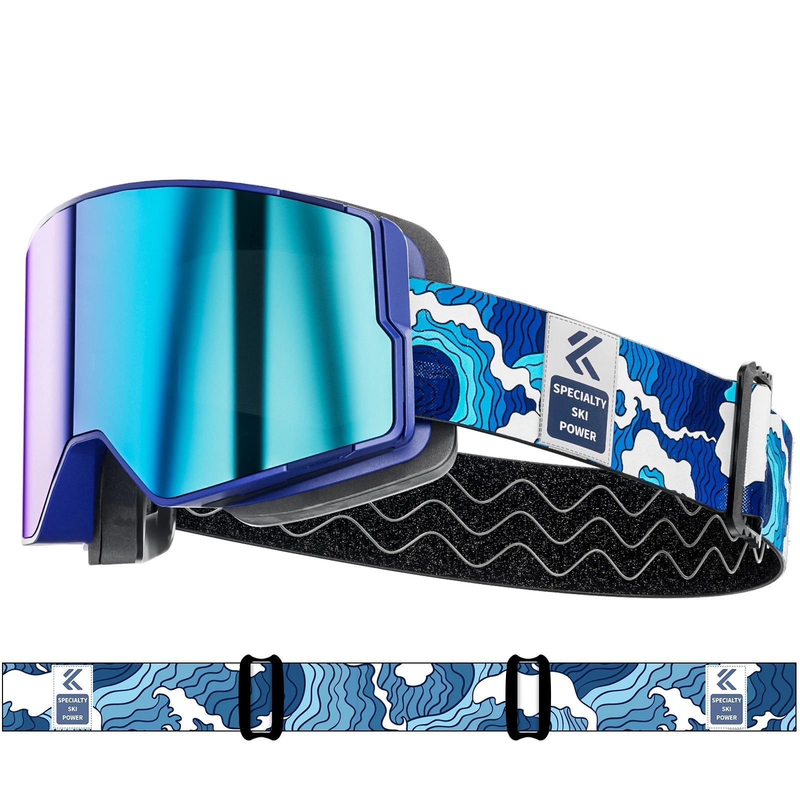 Otg Magnetic Double Lens Ski Goggles Uv400 Anti Fog Eyewear 1005008041853700-05