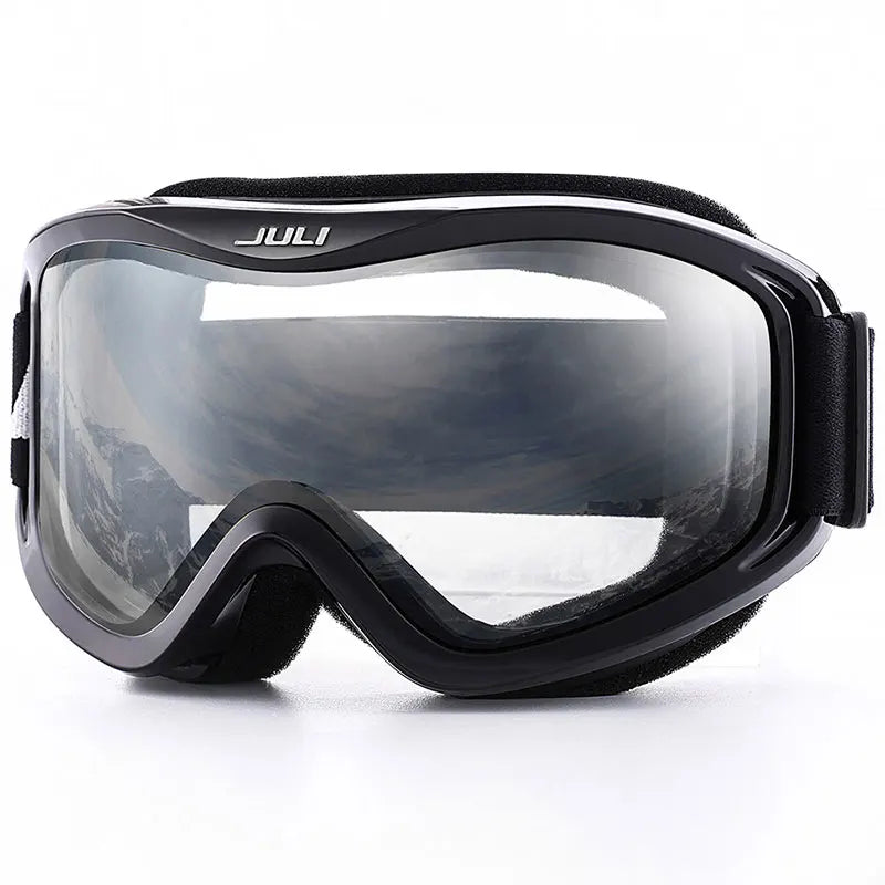 Otg Ski Goggles Double Lens Anti Fog Uv400 Helmet Compatible Strap 32848676645-C1 Vermillion Red