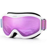 Otg Ski Goggles Double Lens Anti Fog Uv400 Helmet Compatible Strap 32848676645-C1 Vermillion Red