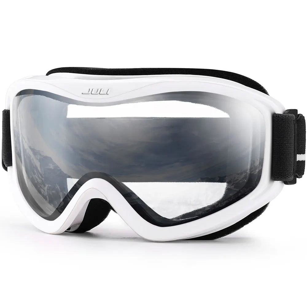 Otg Ski Goggles Double Lens Anti Fog Uv400 Helmet Compatible Strap 32848676645-C1 Vermillion Red