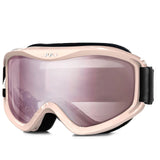 Otg Ski Goggles Double Lens Anti Fog Uv400 Helmet Compatible Strap 32848676645-C1 Vermillion Red