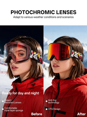 Photochromic Magnetic Ski Goggles With Anti Fog Uv400 Lenses 1005007360922362-Photochromic-RE-01