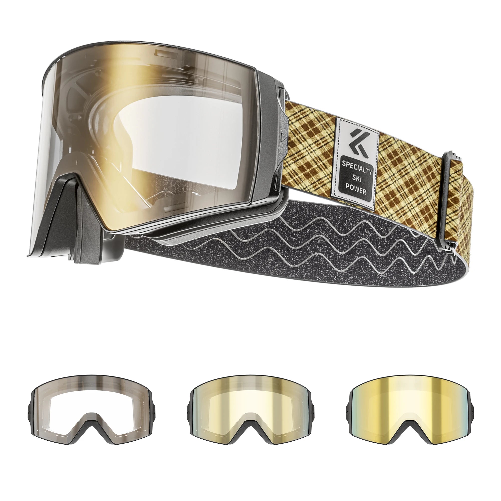 Photochromic Magnetic Ski Goggles With Anti Fog Uv400 Lenses 1005007360922362-Photochromic-RE-01