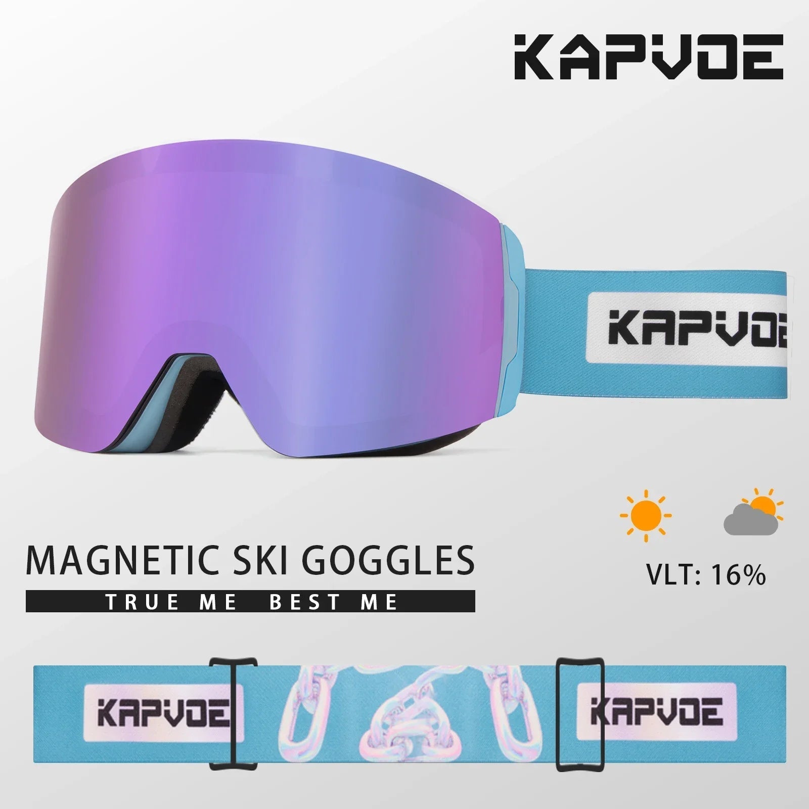 Photochromic Magnetic Ski Goggles With Anti Fog Uv400 Lenses 1005007360922362-Photochromic-RE-01