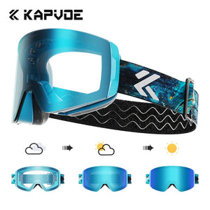 Photochromic Magnetic Ski Goggles With Anti Fog Uv400 Lenses 1005007360922362-Photochromic-RE-01