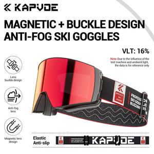 Photochromic Otg Ski Goggles With Magnetic Lens Uv400 Anti Fog 1005008169217334-DZ-K721-Q-01