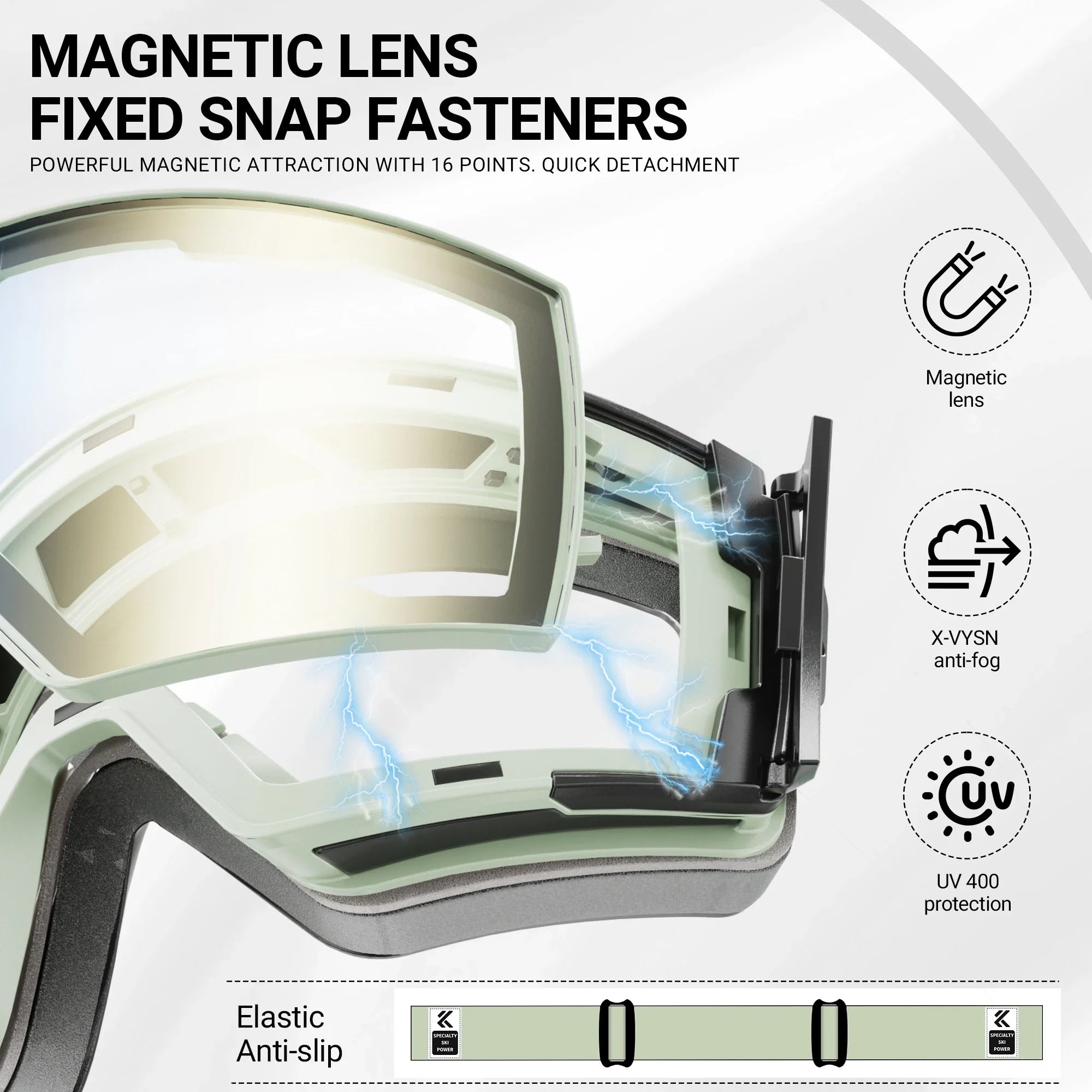 Photochromic Otg Ski Goggles With Magnetic Lens Uv400 Anti Fog 1005008169217334-DZ-K721-Q-01