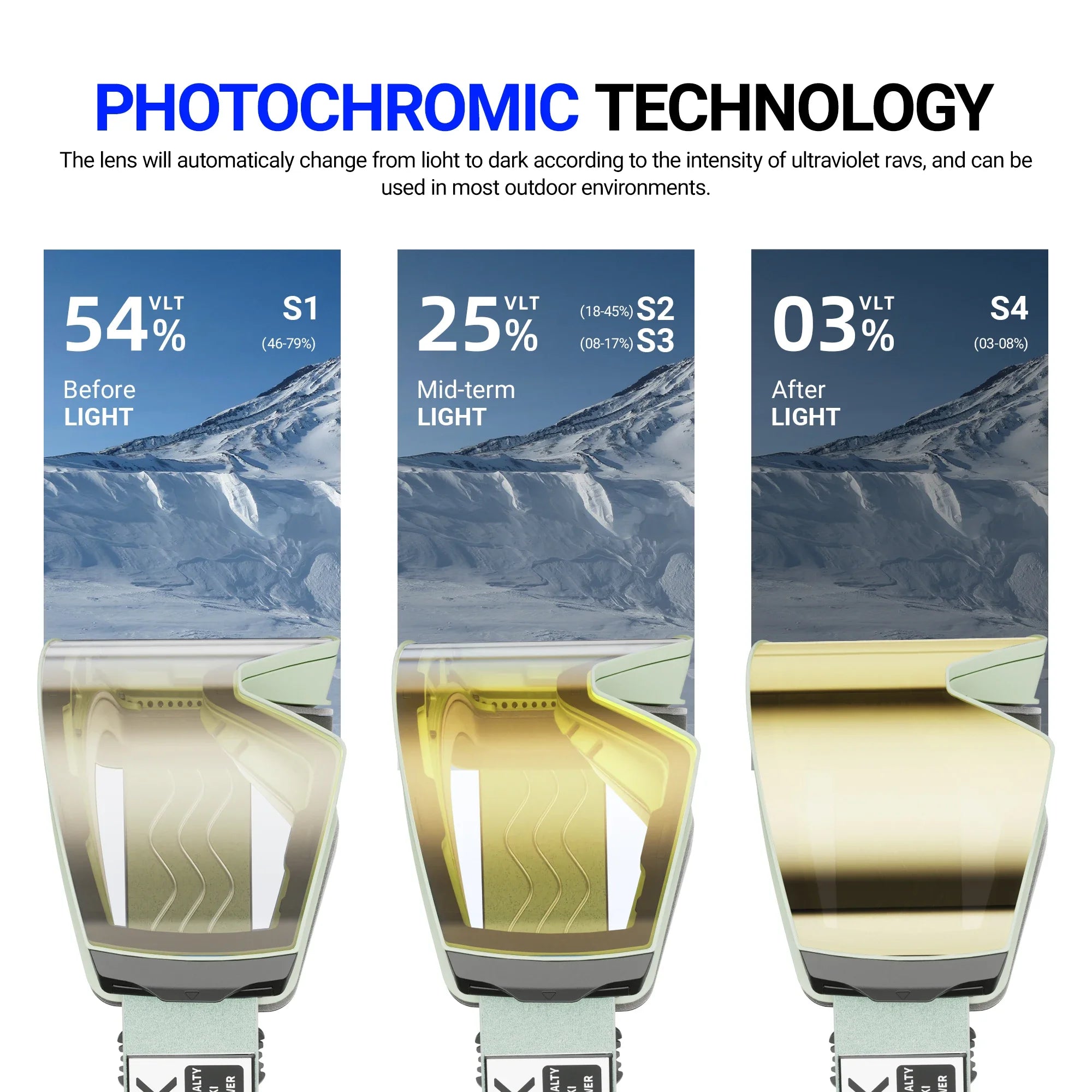 Photochromic Otg Ski Goggles With Magnetic Lens Uv400 Anti Fog 1005008169217334-DZ-K721-Q-01