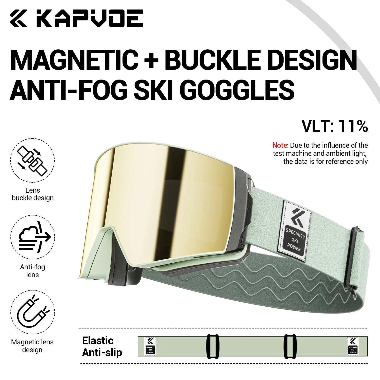 Photochromic Otg Ski Goggles With Magnetic Lens Uv400 Anti Fog 1005008169217334-DZ-K721-Q-01