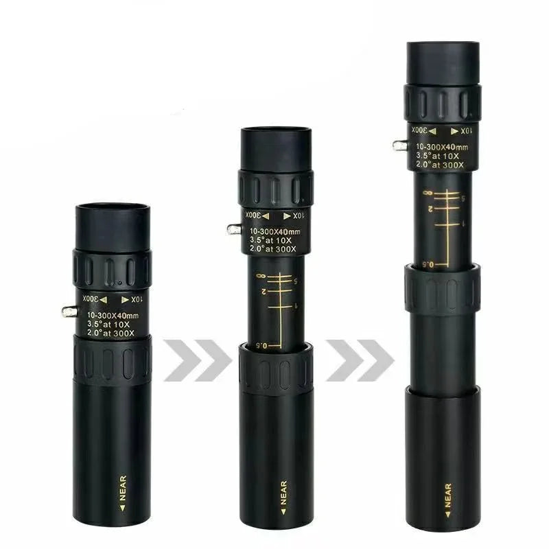 Portable 10 To 30X40 Zoom Monocular Telescope With Bak4 Prism 1005007849941399-TYPE 1 SET