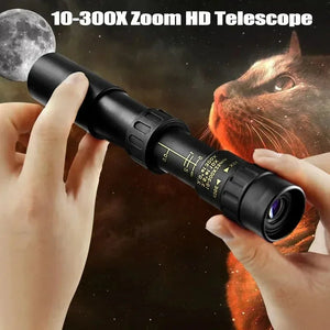 Portable 10 To 30X40 Zoom Monocular Telescope With Bak4 Prism 1005007849941399-TYPE 1 SET