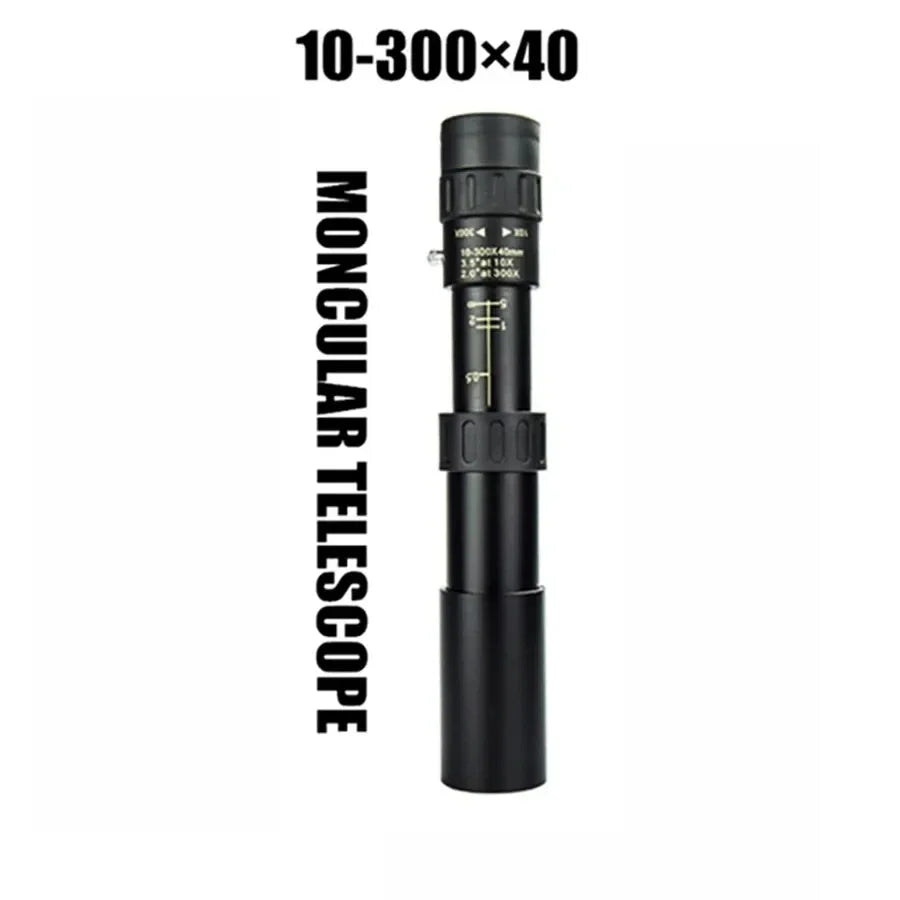 Portable 10 To 30X40 Zoom Monocular Telescope With Bak4 Prism 1005007849941399-TYPE 1 SET