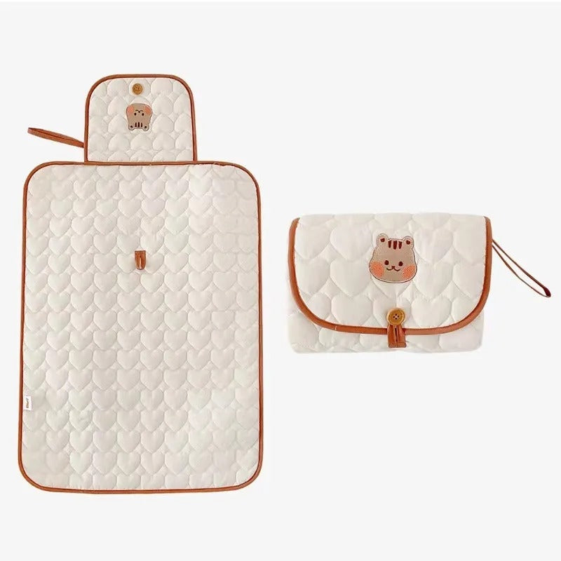 Portable Diaper Changing Pad, Foldable and Waterproof