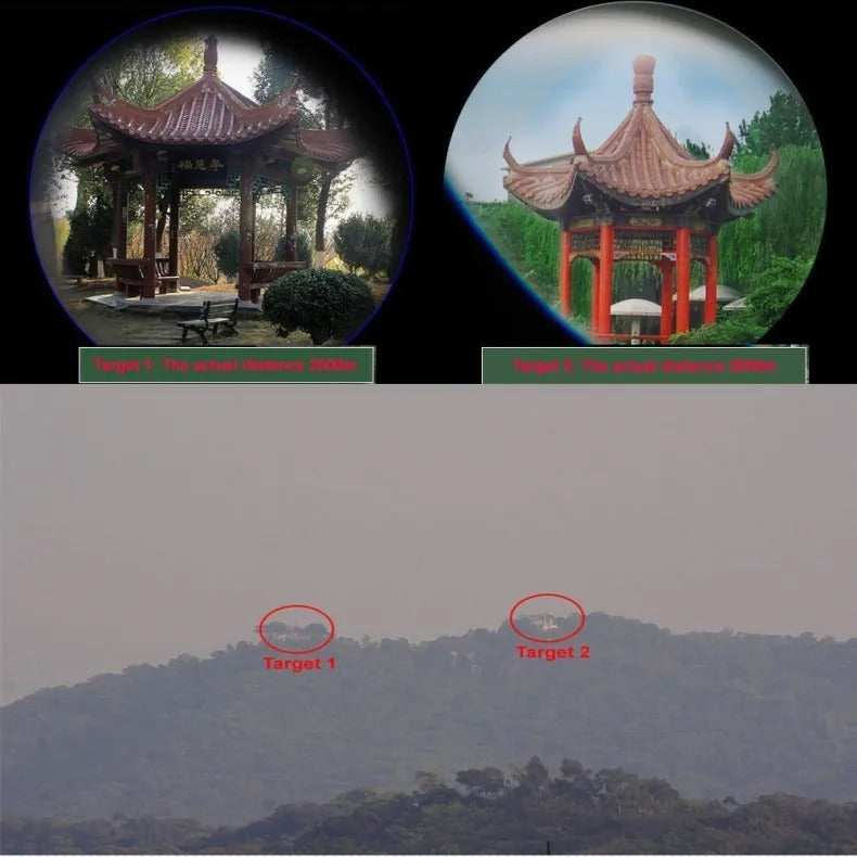 Professional Night Vision Infrared Long-Range Binoculars, Telescope 60X60 HD Vision Binoculars High Power