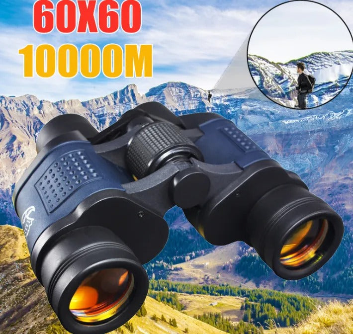 Professional Night Vision Infrared Long-Range Binoculars, Telescope 60X60 HD Vision Binoculars High Power
