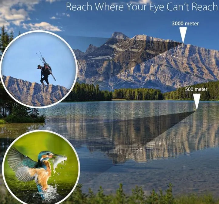 Professional Night Vision Infrared Long-Range Binoculars, Telescope 60X60 HD Vision Binoculars High Power