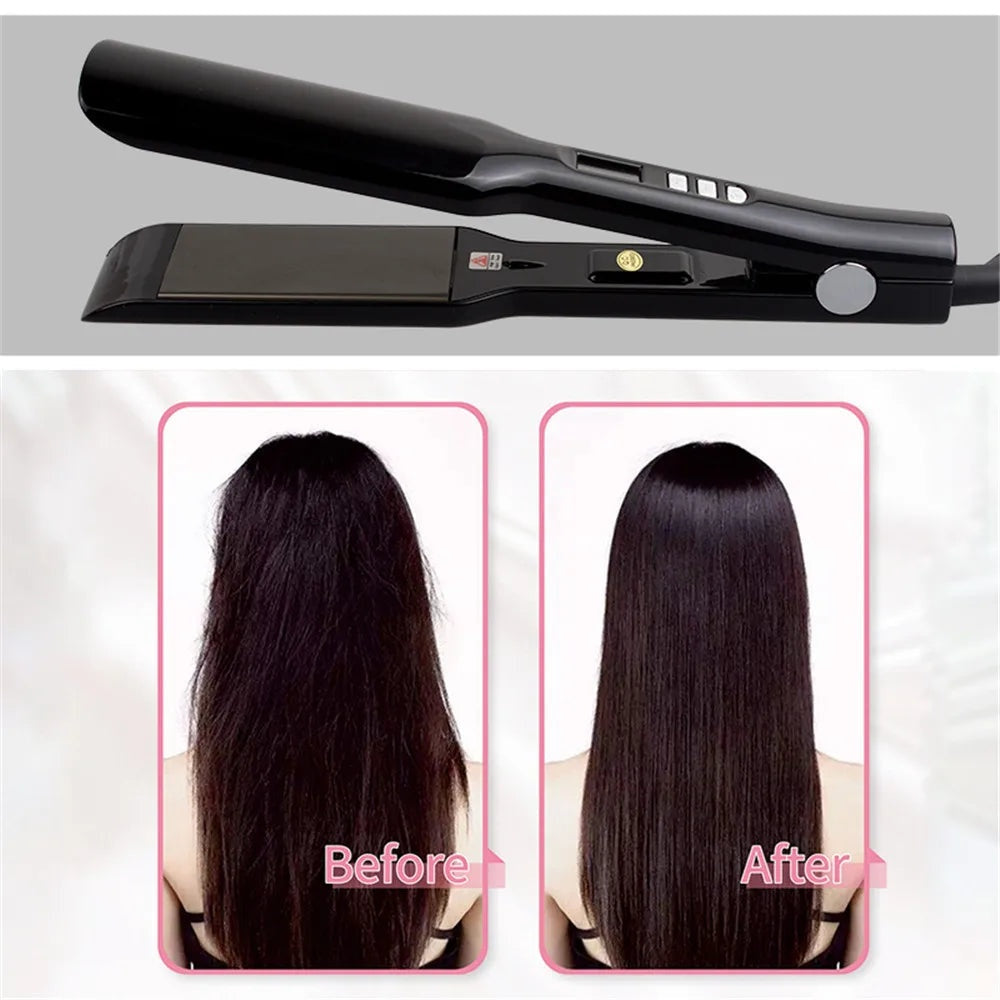 Professional Titanium Flat Iron Keratin Hair Styler 470℉