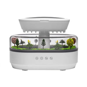 Raindrop Aroma Humidifier Essential Oil Diffuser With Colorful Light White Noise 1005010114636148-US