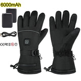 Rechargeable Heated Waterproof Touchscreen Gloves With Batteries For Skiing Motorcycling 1005009945599517-HG1-Grey