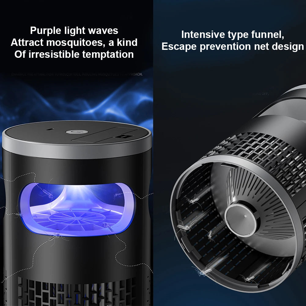 Rechargeable Led Bug Zapper Lamp With Uv Light And Quiet Fan 1005009226319291-1PCS