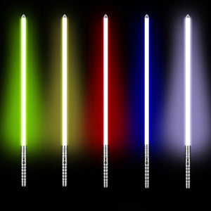 RGB Metal Lightsaber Toy with Sound, 14 Colors, USB Charge