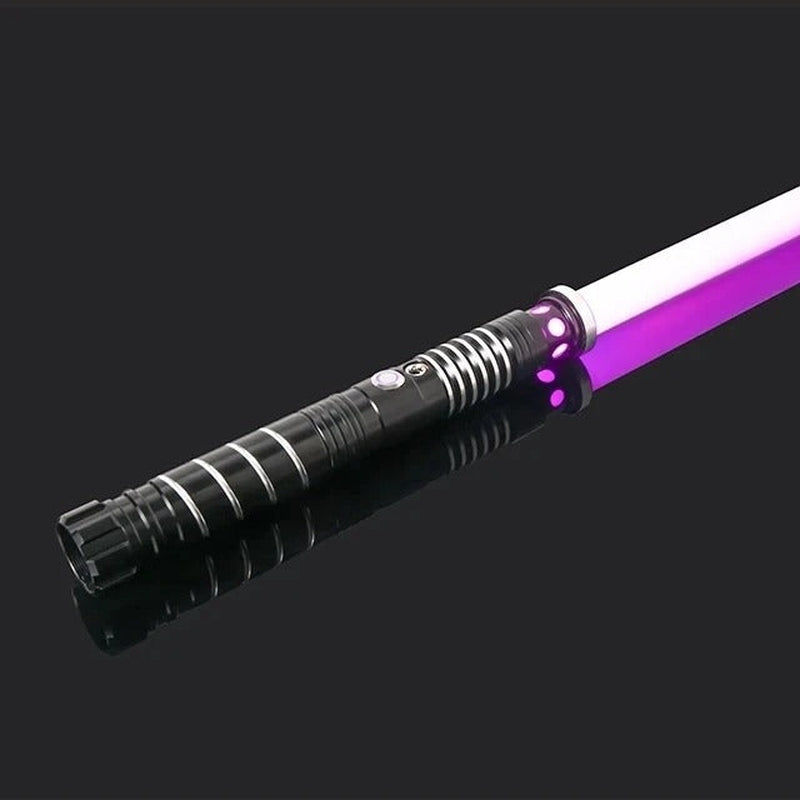 RGB Metal Lightsaber Toy with Sound, 14 Colors, USB Charge