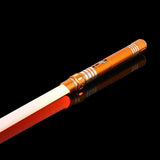 RGB Metal Lightsaber Toy with Sound, 14 Colors, USB Charge