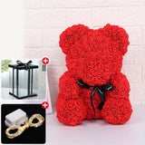 Rose Teddy Bear With Box Lights For Valentines Gifts For Her 1005006439133182-Flesh Pink