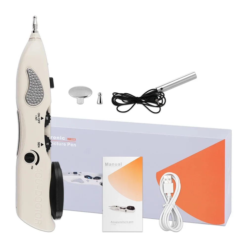 USB Rechargeable Acupuncture Pen with Intelligent Detection