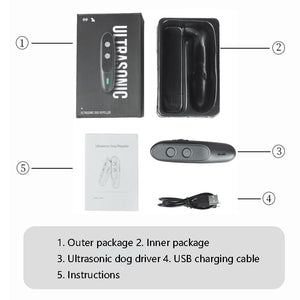 Rechargeable High-Power Ultrasonic Dog Bark Deterrent