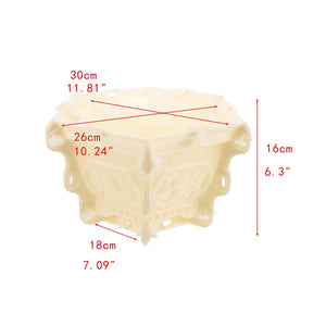 Large European Concrete Planter Mould for Garden Decor