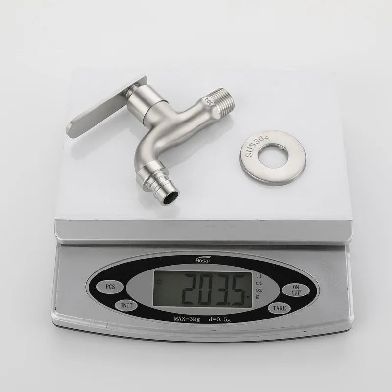 Stainless Steel Single Cold Bibcock Faucet