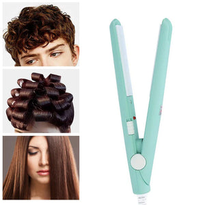 Mini Dual Voltage Hair Straightener & Curler