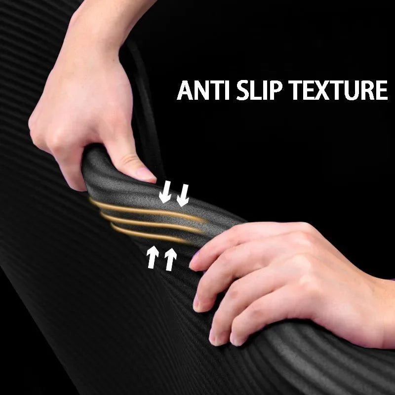 20Mm Thick Non-Slip Nbr Yoga Mat 200X60Cm