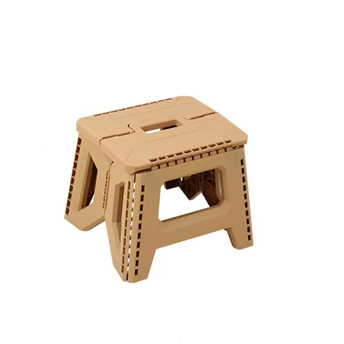 Compact Heavy- Folding Stool For Outdoor Use
