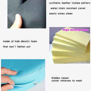 Waterproof Round Leather Cushion Seat Pad